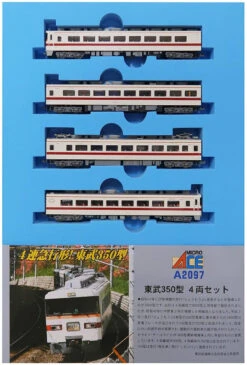 Microace A2097 Tobu Type 350 4 Cars Set (N Scale)