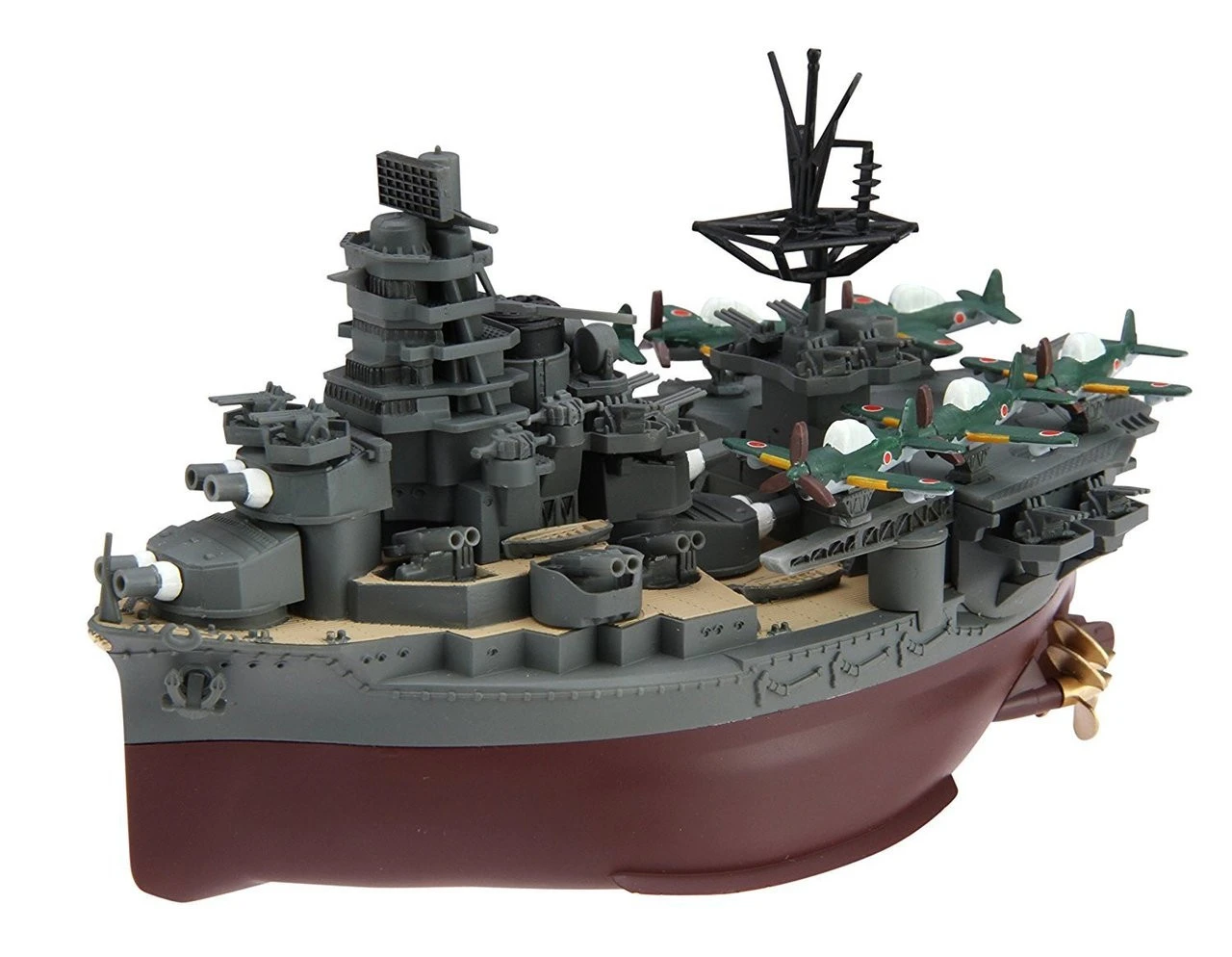 Fujimi TKSP18 Chibi-maru Kantai Fleet Hyuga (Aircraft Cruiser) Non-scale Kit - Image 5