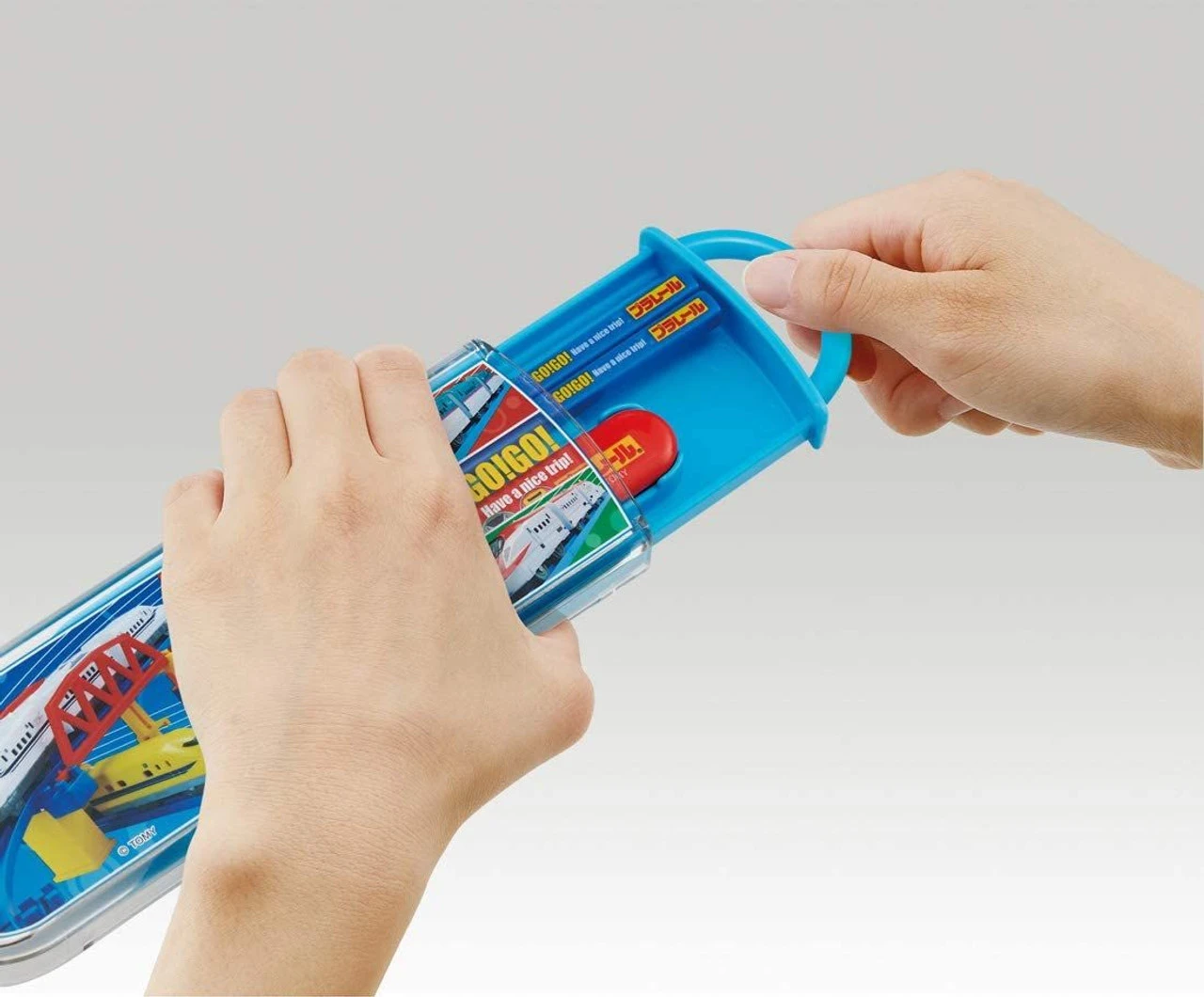 Skater Plarail Shinkansen Spoon & Chopsticks Set - Image 2