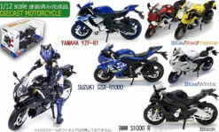 Doyusha 1/12 YAMAHA YZF-R1 Red Die Casting Finished Model
