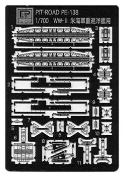 Pit-Road Skywave PE138 Photo-etched Parts For US Navy Baltimore-class Heavy Cruiser 1/700 Scale