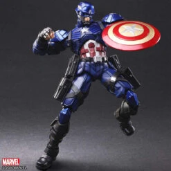 Square Enix Marvel Universe Variant Bring Arts Captain America Figure (Designed By Tetsuya Nomura)