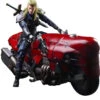 Square Enix Play Arts Kai Roche & Motorcycle SET Figure (Final Fantasy VII Remake)