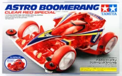 Tamiya 95274 Mini 4WD Astro Boomerang Clear Red Special (Super-I Chassis) 1/32