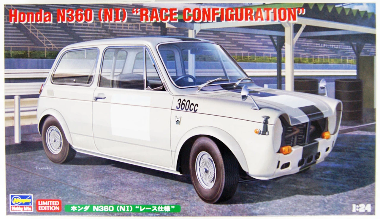 Hasegawa 20392 Honda N360 (N1) Race Specification 1/24 Scale Kit