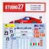 Studio27 ST27-DC872 GT3R Porsche911 Scuderia 2010 Decal For Fujimi 1/24