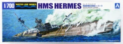 Aoshima Waterline 51009 British Aircraft Carrier HMS Hermes Ceylon Sea 1/700