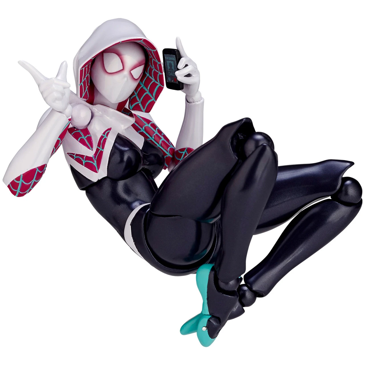 Kaiyodo Amazing Yamaguchi 004 Marvel Comic Spider-Gwen Revoltech Figure - Image 6