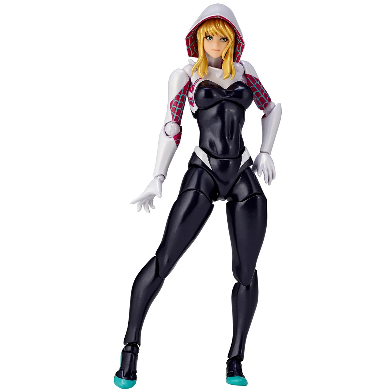 Kaiyodo Amazing Yamaguchi 004 Marvel Comic Spider-Gwen Revoltech Figure - Image 14