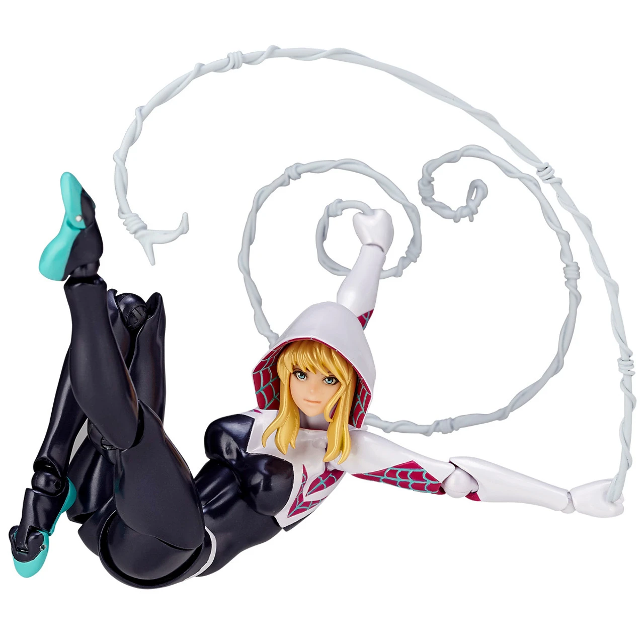 Kaiyodo Amazing Yamaguchi 004 Marvel Comic Spider-Gwen Revoltech Figure - Image 15
