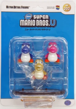 Medicom UDF-202 Ultra Detail Figure Nintendo New Super Mario Bros. U Yoshi 3 Pcs