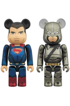 Medicom Bearbrick Be@rbrick SUPERMAN & ARMORED BATMAN 2 PACK 4530956535562